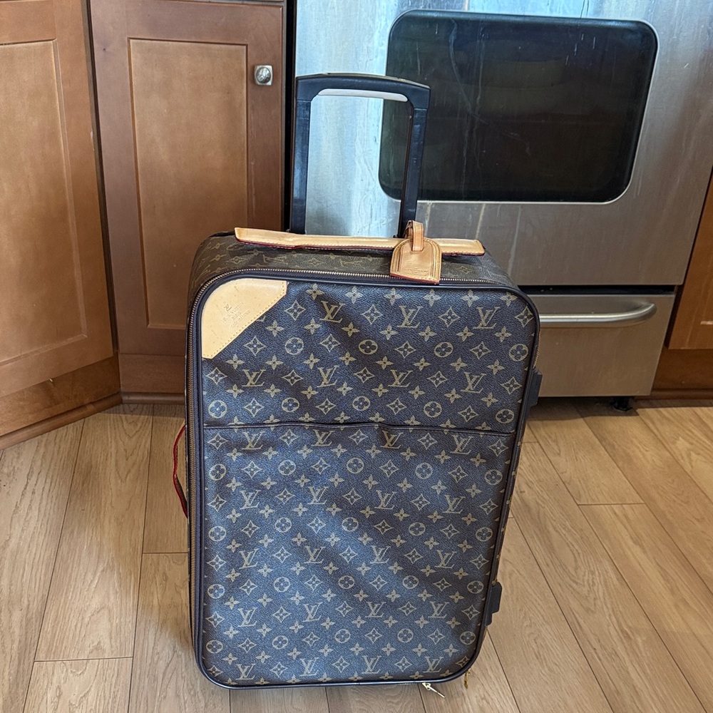 Louis Vuitton Brown and Tan Monogram Luggage